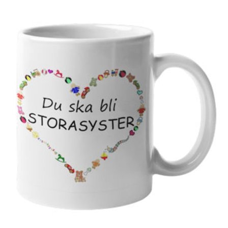 Mugg - Du ska bli storasyster