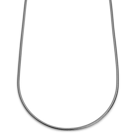 Essentials | 3 mm Zilverkleurige Ketting met Slangenschakels voor mannen - Schakelkettingen