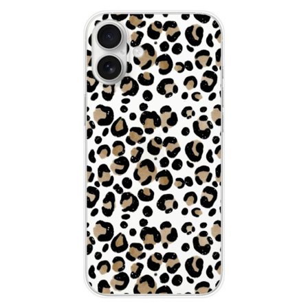 Silicone-fodral - Kompatibel med Apple iPhone 16 Plus - leoparddesign