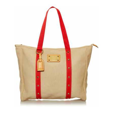 Louis Vuitton Vintage Pre-owned Tote Tass , Bruin , Dames , Maat: ONE Size Vintage Tassen