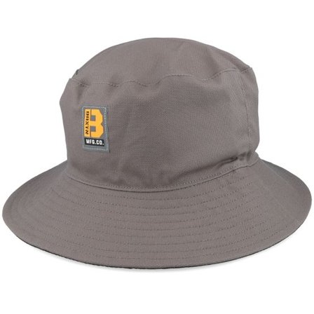Brixton - Grå bucket Hatt - Builders Reversible Grey Bucket @ Hatstore