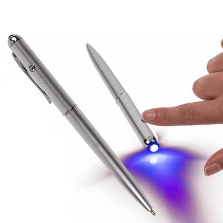 Spy Pen - Trolddom og Magi - med usynlig blæk og UV-lampe