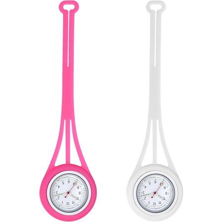 Silikone Sygeplejerske Lommeur Sygeplejerske Brosche Ur Pulsberegning