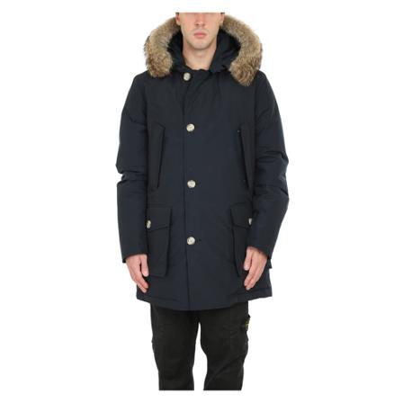 Woolrich, Parkas Niebieski, Mężczyzna, Rozmiar: L