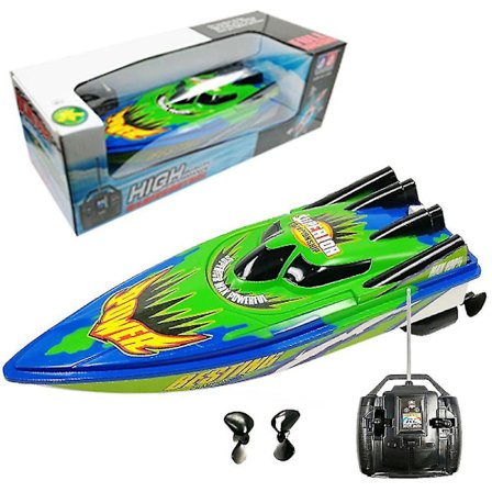 RC Boat Remote Control Racing Boat For Pools And Lakes Mini Fast Boat Toys Outdoor Adventure Electric Boat Toy For Kids