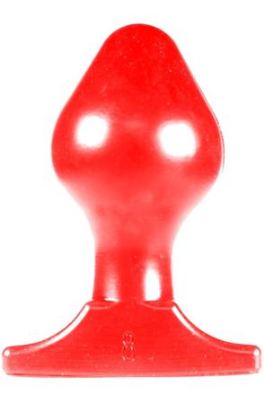 All Red Vinyl Anal Plug 16 cm Grövre analplugg - Blushme.se