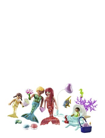 PLAYMOBIL Playmobil Starter Packs Kærlig Havfruefamilie - 71469 - Multi/patterned - ONE SIZE