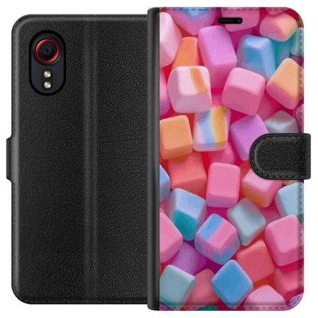 Kompatibel Tegnebogsetui til Samsung Galaxy Xcover 5 Bløde pastelfarvede skumfiduser i en farverig blanding