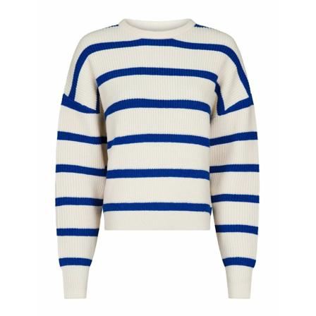 Neo Noir, Round-neck Knitwear Beige, Dames, Maat:XL