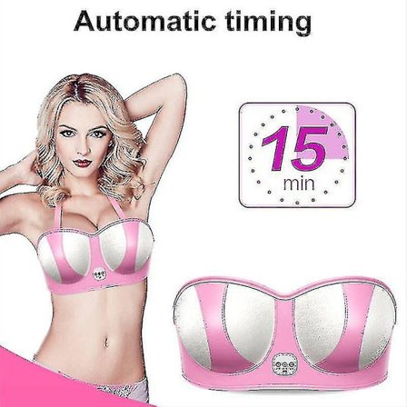 Electric Chest Enlarge Massager Breast Enhancer Booster Heating Breast Stimulator-wtake