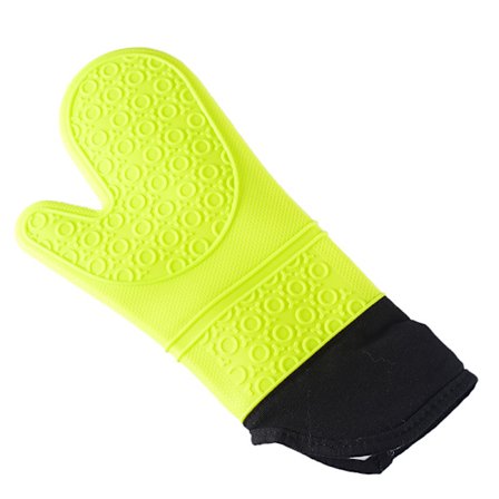 2 kpl Silikoni Plus Puuvillakäsineet Leivonta Mikroaaltouunikäsineet vihreät