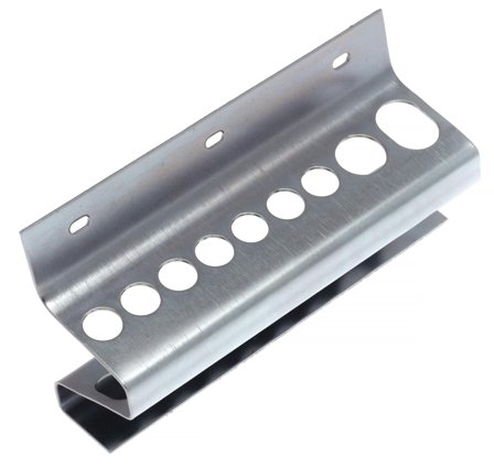 PELA 509753 Holder 9 hull, 200 mm, Garasjeinnredning & oppbevaring