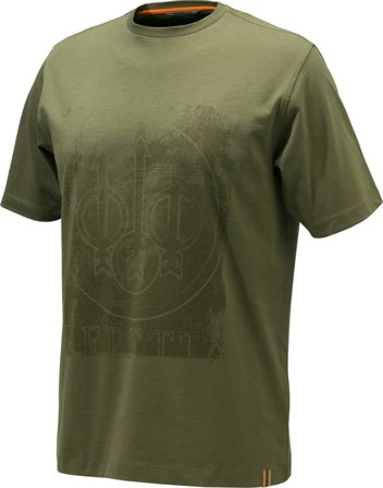 Beretta Men's Logo T-Shirt Men short-sleeved sweaters Green S
