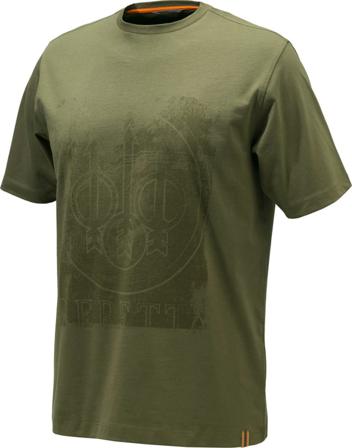 Beretta Men's Logo T-Shirt Men short-sleeved sweaters Green XL