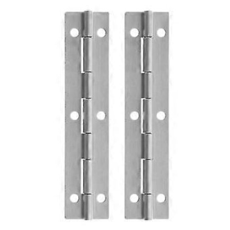 2 stk. Pianohengsler Rustfritt stål Hengsler Kraftige kontinuerlige hengsler Skapbeslag