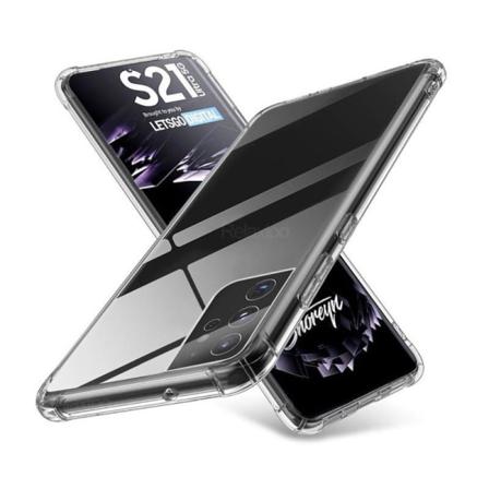 Samsung S21 Plus Stötdämpande Silikon Skal Shockr Transparent