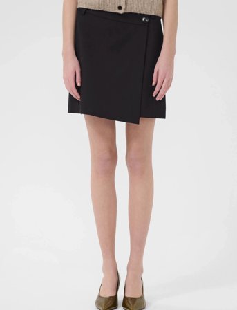 Gestuz Gzpaula Mw Wrap Skirt Noos - Black - 36