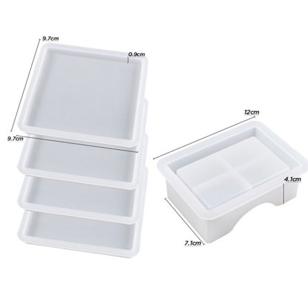 5 st/ set Form Set MOULD SET KVADRAT SET