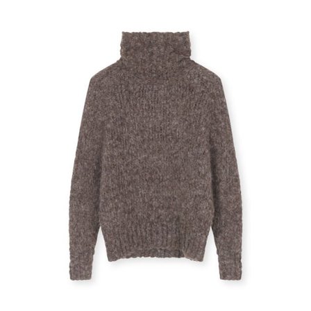 Sibin Linnebjerg Blus Judy Stickat Dam Brun XS