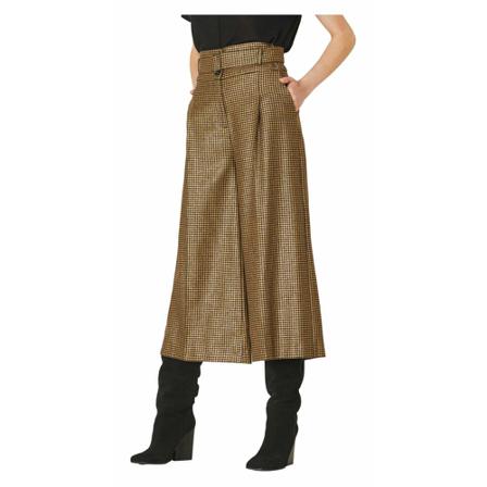 Manila Grace, Wide Trousers Geel, Dames, Maat:S