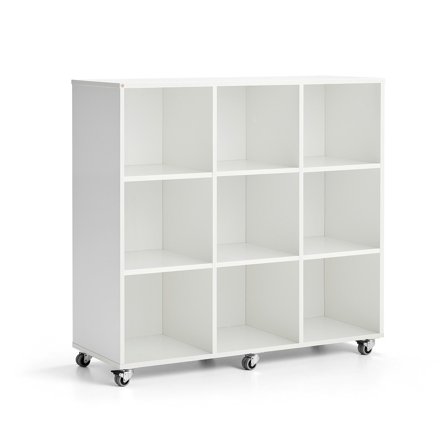 Schüleraufbewahrung CASPER, 9 Fächer, weiß