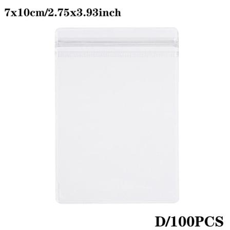 Pvc Clear Self Seal Bags Antioxidation Bag Smycken Jade Pearl P