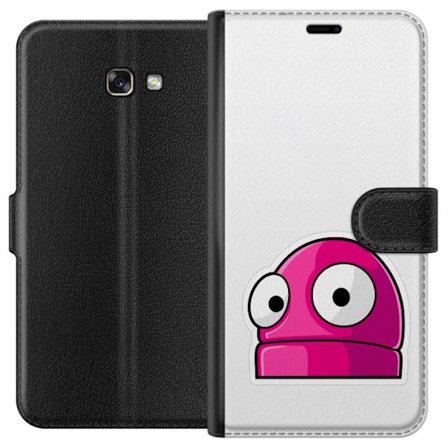Kompatibel Tegnebogsetui til Samsung Samsung Galaxy A3 (2017) Rosa tegneseriefigur med store øjne i legende og humoristisk stil