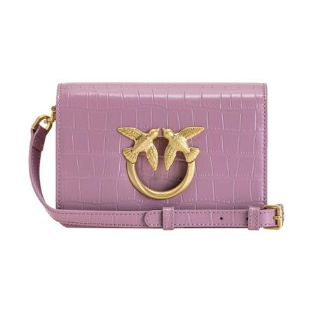 Pinko, Shoulder Bags Paars, Dames, Maat:ONE Size