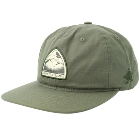 SQRTN - Green snapback Czapka Z Daszkiem - Mountains 6 Panel Cap Tegsnäs Olive Snapback @ Hatstore