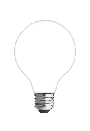 Unison SATIN glob 80mm matt opal Belysning Vit 80x120mm