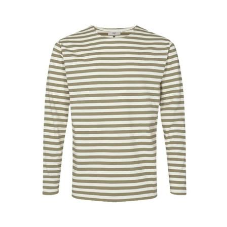 Minimum Orville 2.0 LS Tee Seneca Rock Brown , Bruin , Heren , Maat: XL Shirts
