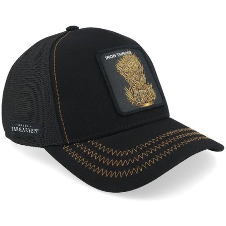 New Era - Svart trucker Keps - House Of The Dragons Iron Throne Black A-frame Trucker @ Hatstore
