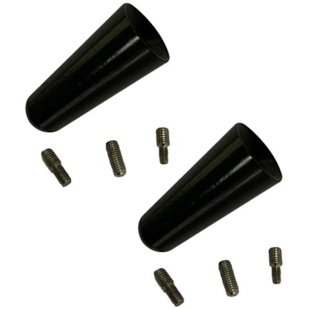 2X 3cm Kort Takantenn Bilantenn Kort Stångadapter Radio