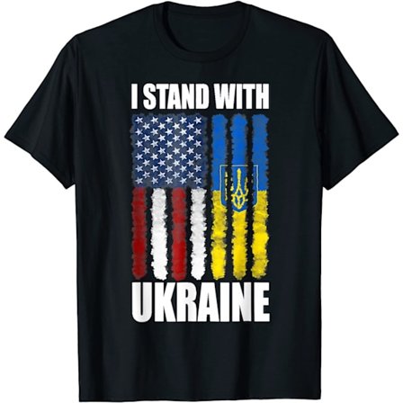 Jag står med UKRAINA Stöd Ukraina T-shirts