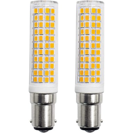 B15d Led-pærer 8w Tilsvarende 90w 80w 75w Varm hvid B15 Base 910lm 220v 230v 3000k (sæt med 2)