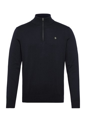 Brian Half Zip Navy Morris