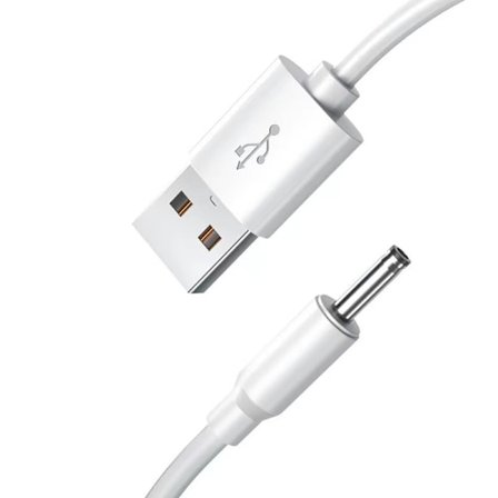 25cm/1m/1,5m/2m USB til DC3,5x1,35mm Strømledning Forlengelseslinjestøtte 5V Lading for liten viftehøyttaler skrivebordslampe