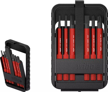 Wiha slimBit 43158 Bitssats 6 delar, SL, SL/PZ, 1000 V, Maskintillbehör & förbrukning