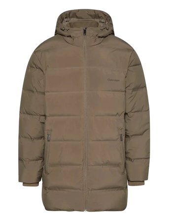 Calvin Klein | Ls Bonded Chnnld Long Hooded Puf | L