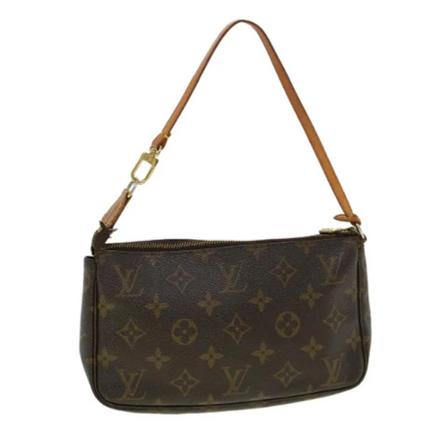 Louis Vuitton Vintage Pre-owned Pochette Accessoires Monogram Tas , Bruin , Dames , Maat: ONE Size Vintage Tassen