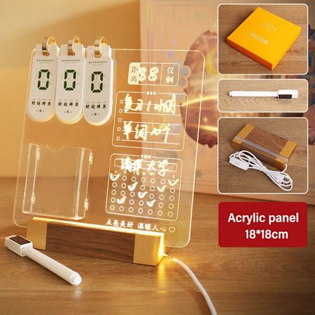 LED nattlys Nedtelling Note Board 02 02