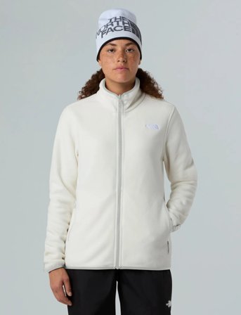 The North Face W Glacier Fleece Jacket - Cream - L