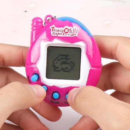 Tamagotchi Elektroninen Cyber Virtual Pet Toy Retro Peli 90-luvun Nostalginen Avaimenperälahja db