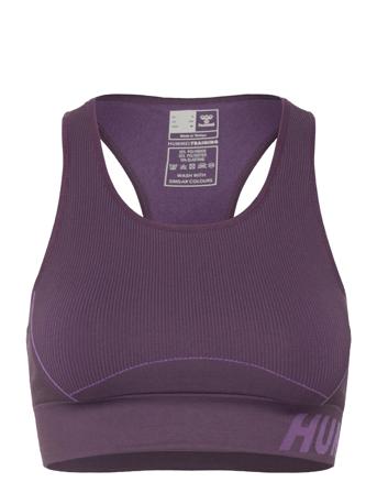 Hmlte Christel Seamless Sports Top Purple Hummel