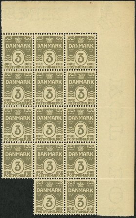 Danmark - 14-blok AFA 44 - Postfrisk
