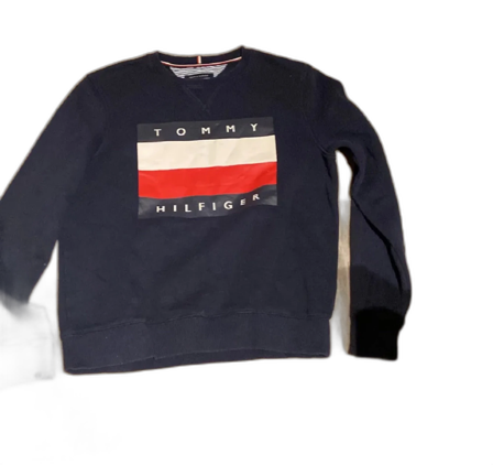 Mörkblå Tommy Hilfiger sweatshirt