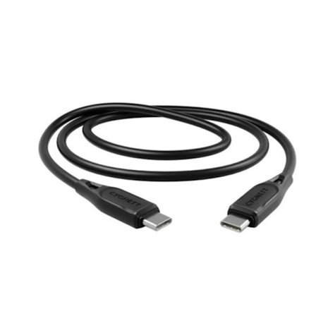 USB-C till USB-C Kabel Laddning och Överföring 3A 60W Essentials 2m CYGNETT Svart