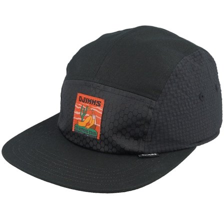 Djinns - Black 5panel Czapka Z Daszkiem - Resting Man Black 5-Panel @ Hatstore