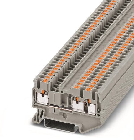 Phoenix Contact PT 2,5-TWIN Fjærsplint 2,5 mm², 3 klemposisjoner, Elfordeling & strømforsyning