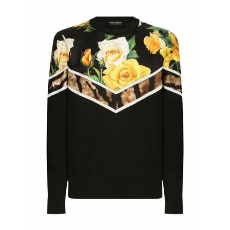 Dolce & Gabbana Sweatshirts svart, Herr, Herr, Storlek: M